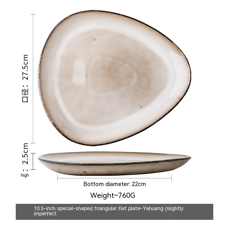 10.5Inches Triangle Plate Dish