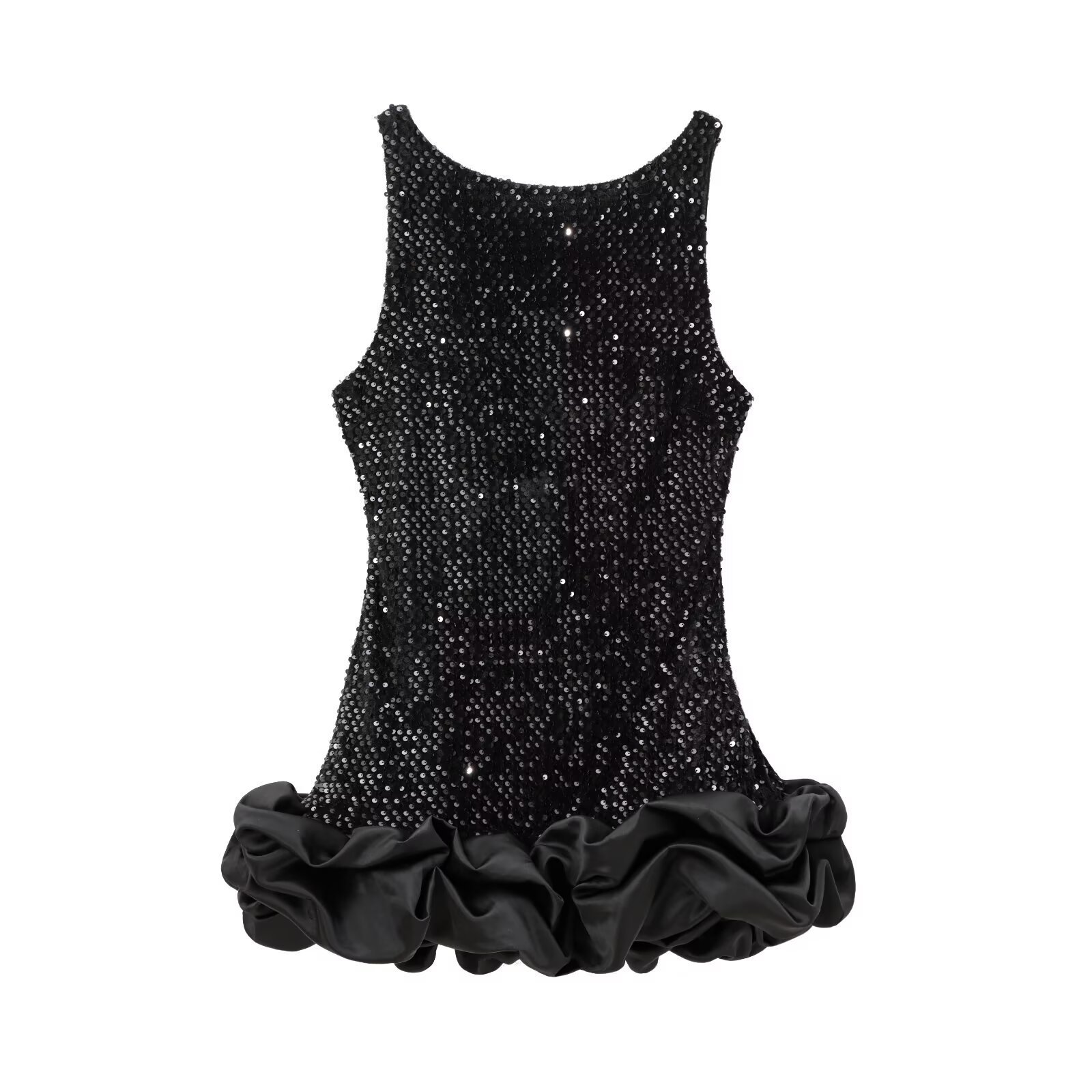 Fashion Sleeveless Strap Short Dress