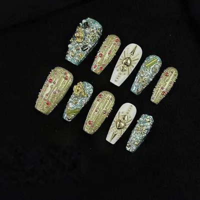 Poseidon Tears Niche Personality Advanced Manicure