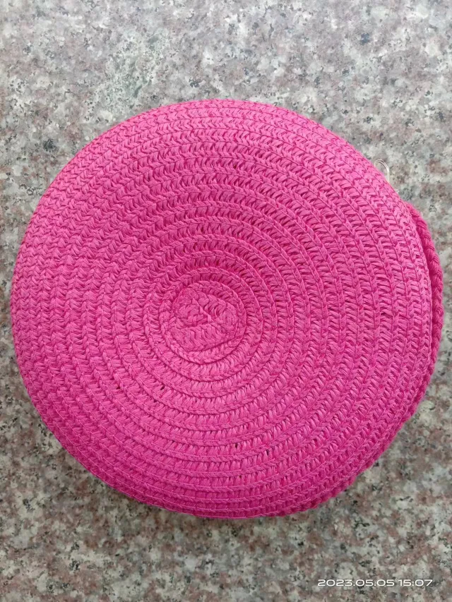 Solid Color Straw Phone Bag For Women Rose - Shop at LoveMi