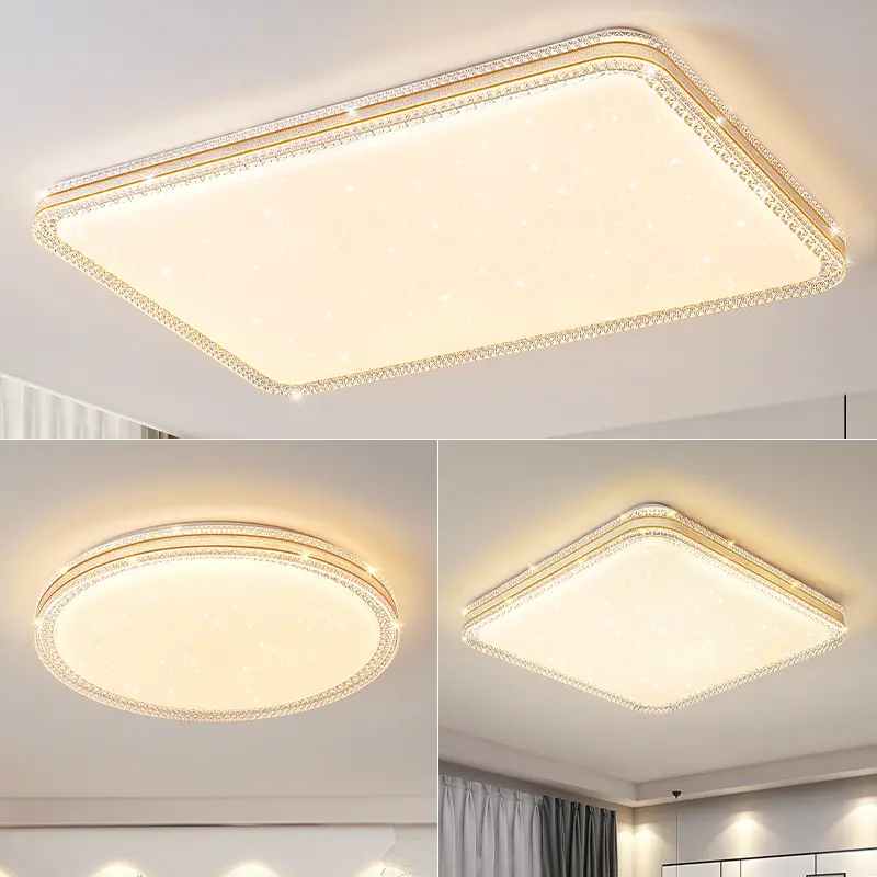 Living Room LED Ceiling Lamp Acrylic Square