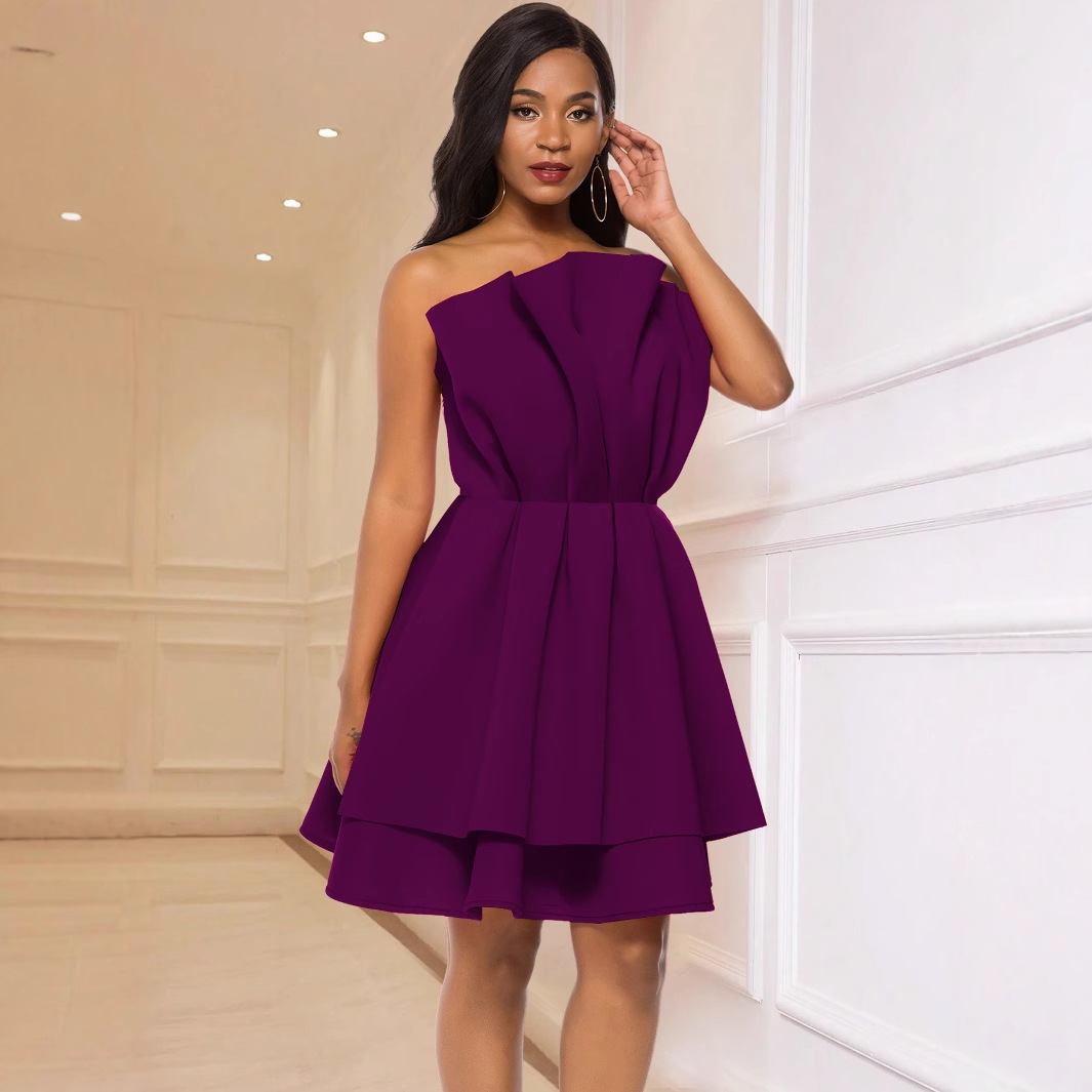 Women's Fashion Personalized Sexy Tube Top Dress