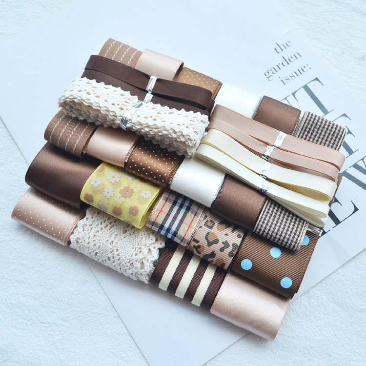 Coffee Ribbon Set 25 M