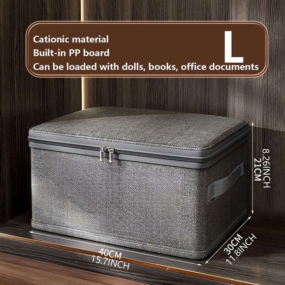 Foldable Storage Box With A Combination Lock 6
