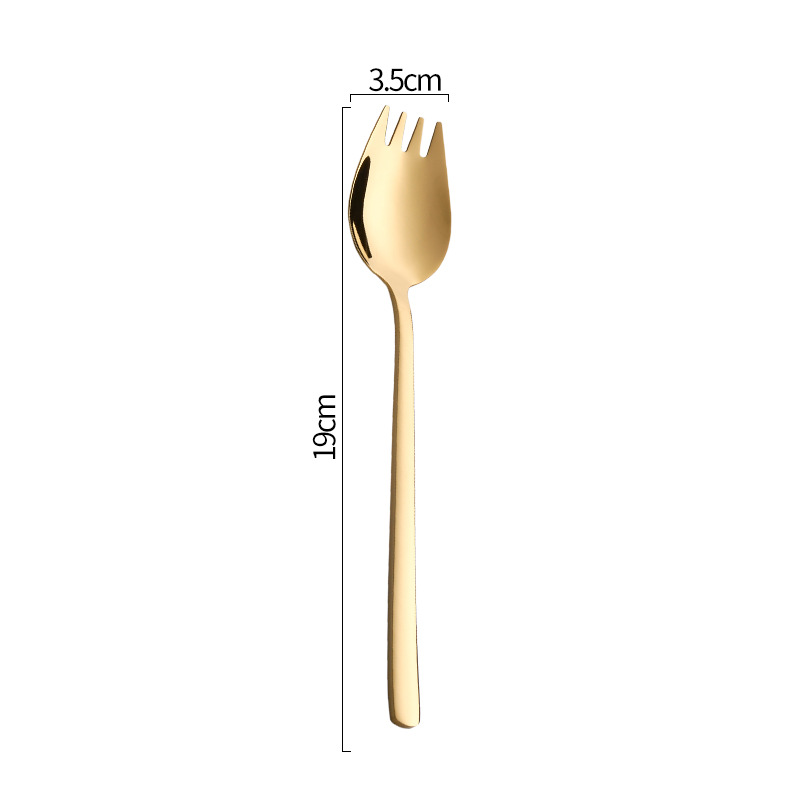 Gold Salad Spoon