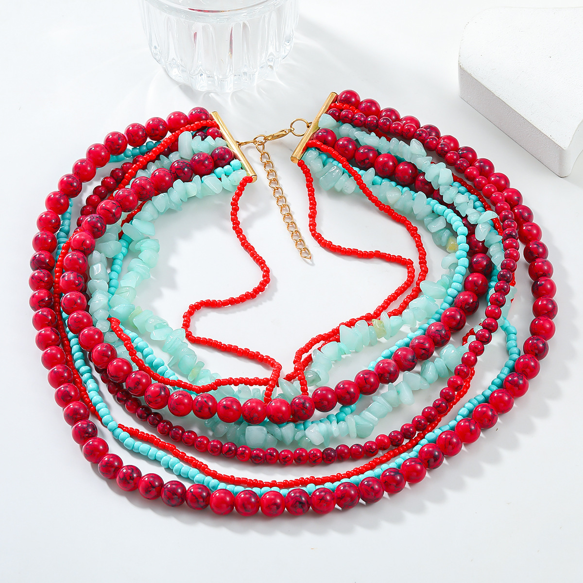 Personality Fashion Layered Retro Ethnic Style Necklace