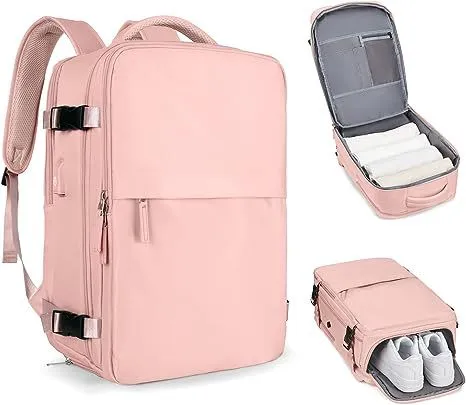 Large Capacity Lightweight Multifunctional Luggage Backpack Pink - Shop at LoveMi