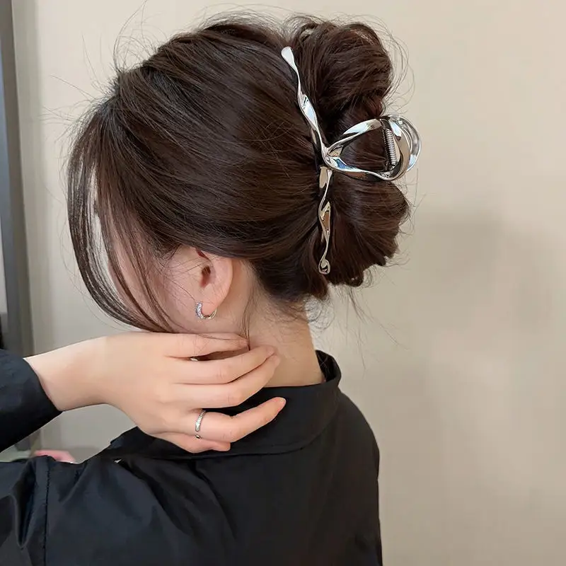 Pearl Ribbon Bow Cats-eye Stone Cool-girl Style