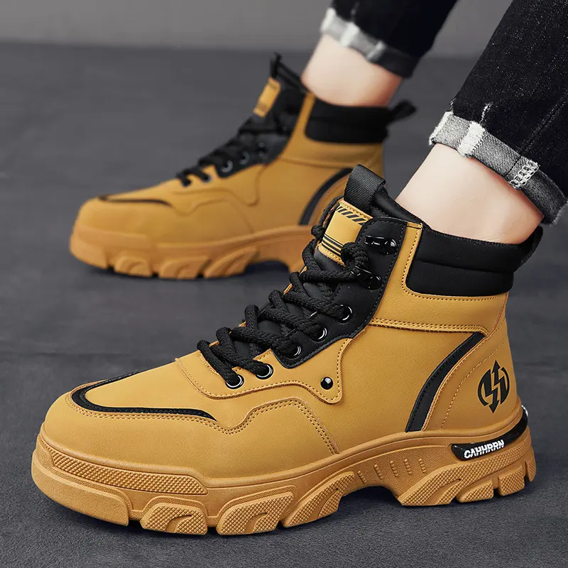 Men's Martin Boots Spring and Autumn British Style