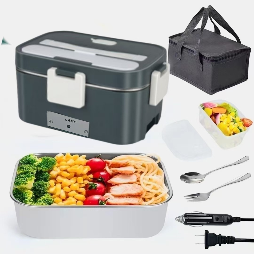 Portable Electric Lunch Box With Plug-in Heating Function 3