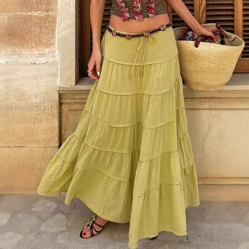 Fashionable Casual A-Line Cake Skirt For Women