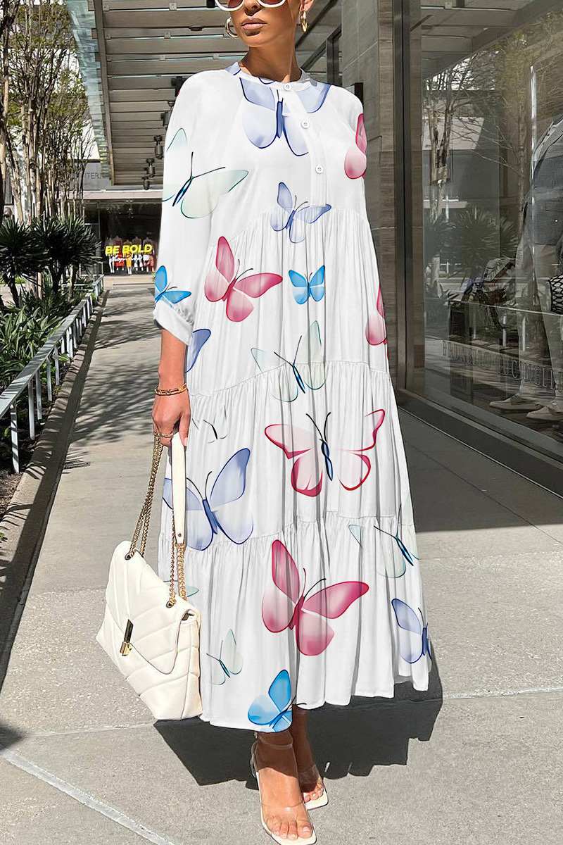 Women's Three Quarter Sleeve Skirt 411E379 Style 3 S - Shop at LoveMi