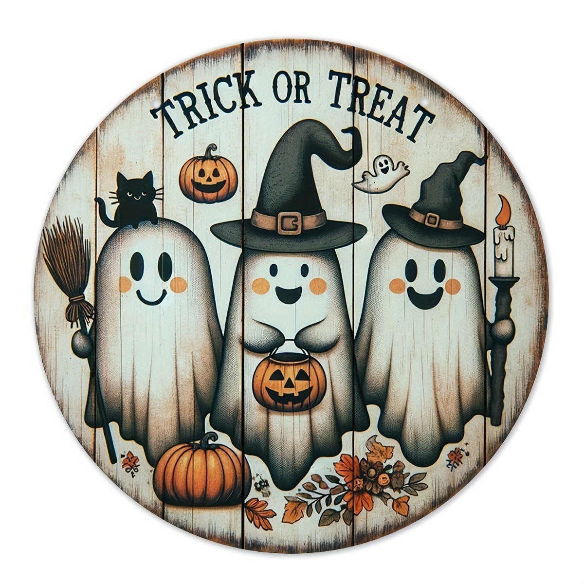 Title 13, Halloween Wooden Doorplate Home Decoration