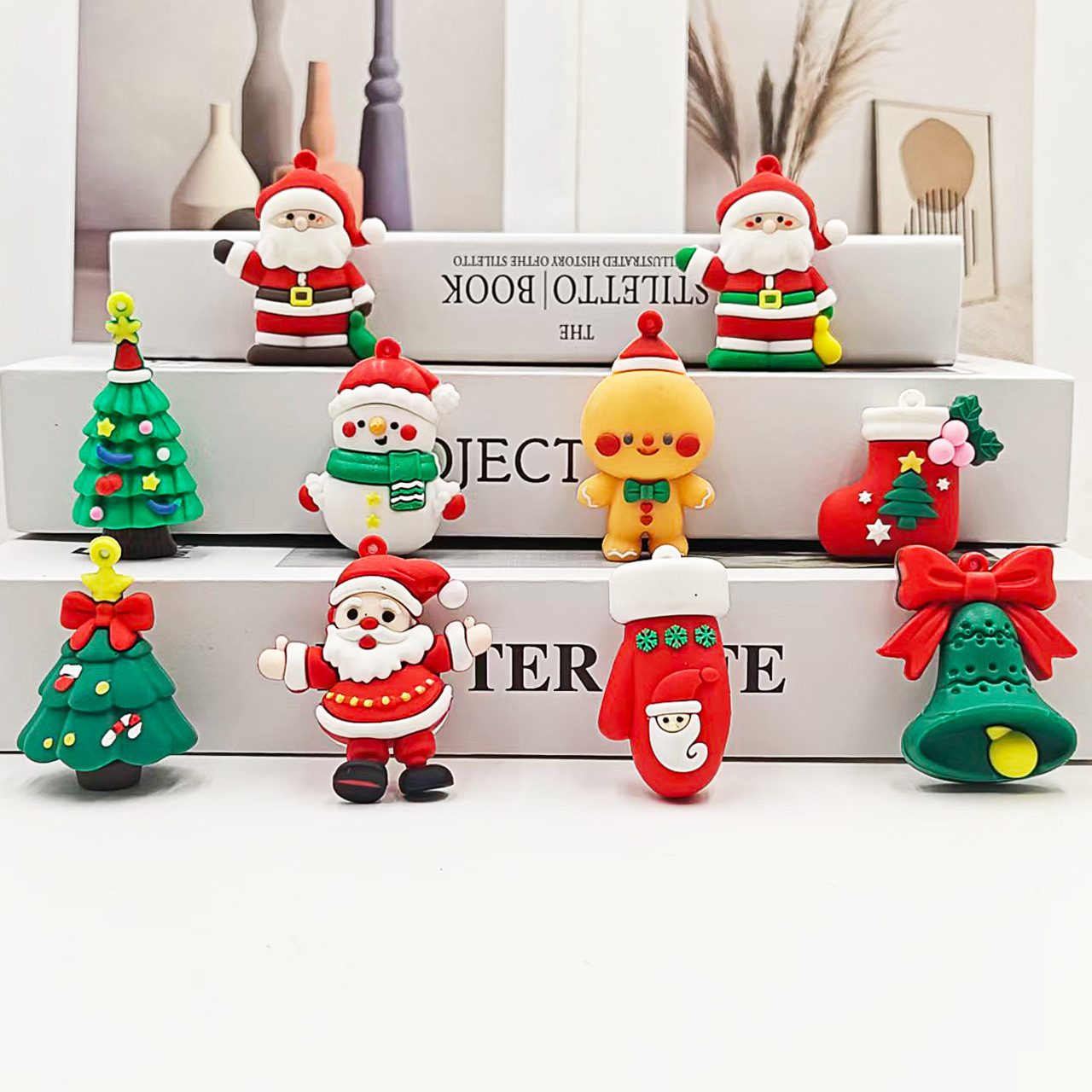 Christmas 3D Doll Keychain Pendant