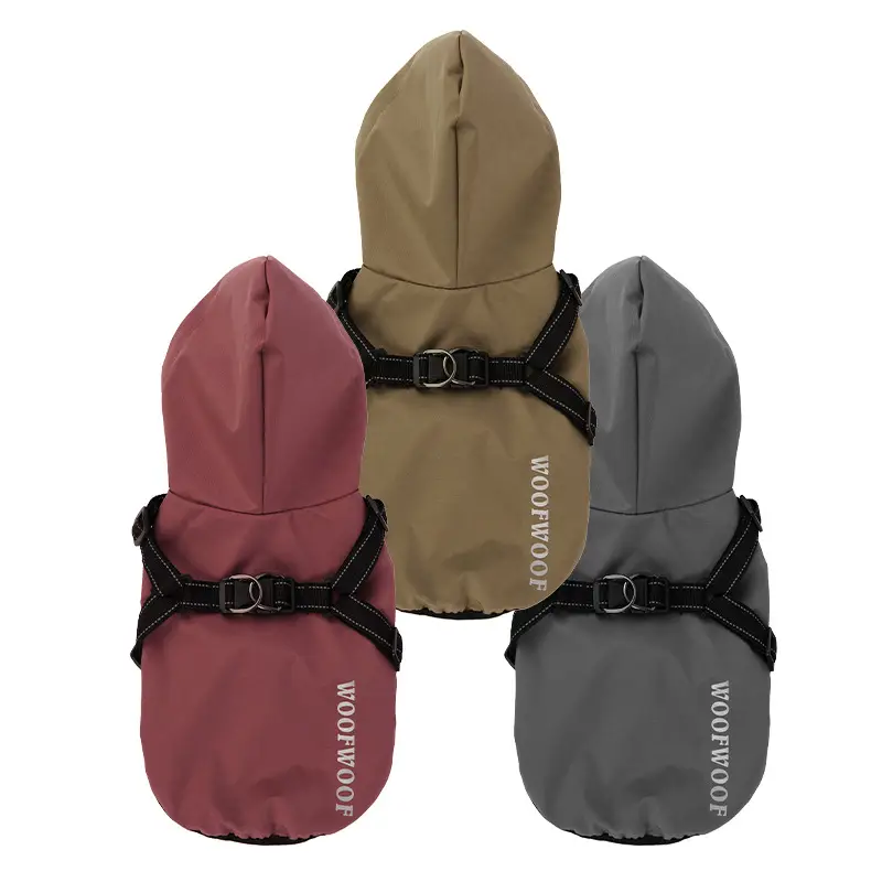Puppy Dog Raincoat Four-legged Waterproof All-inclusive Poncho