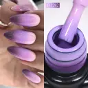 Shimmering Thermal Gel Fashion Nail Polish PU Protective Film For Nail Art view 12