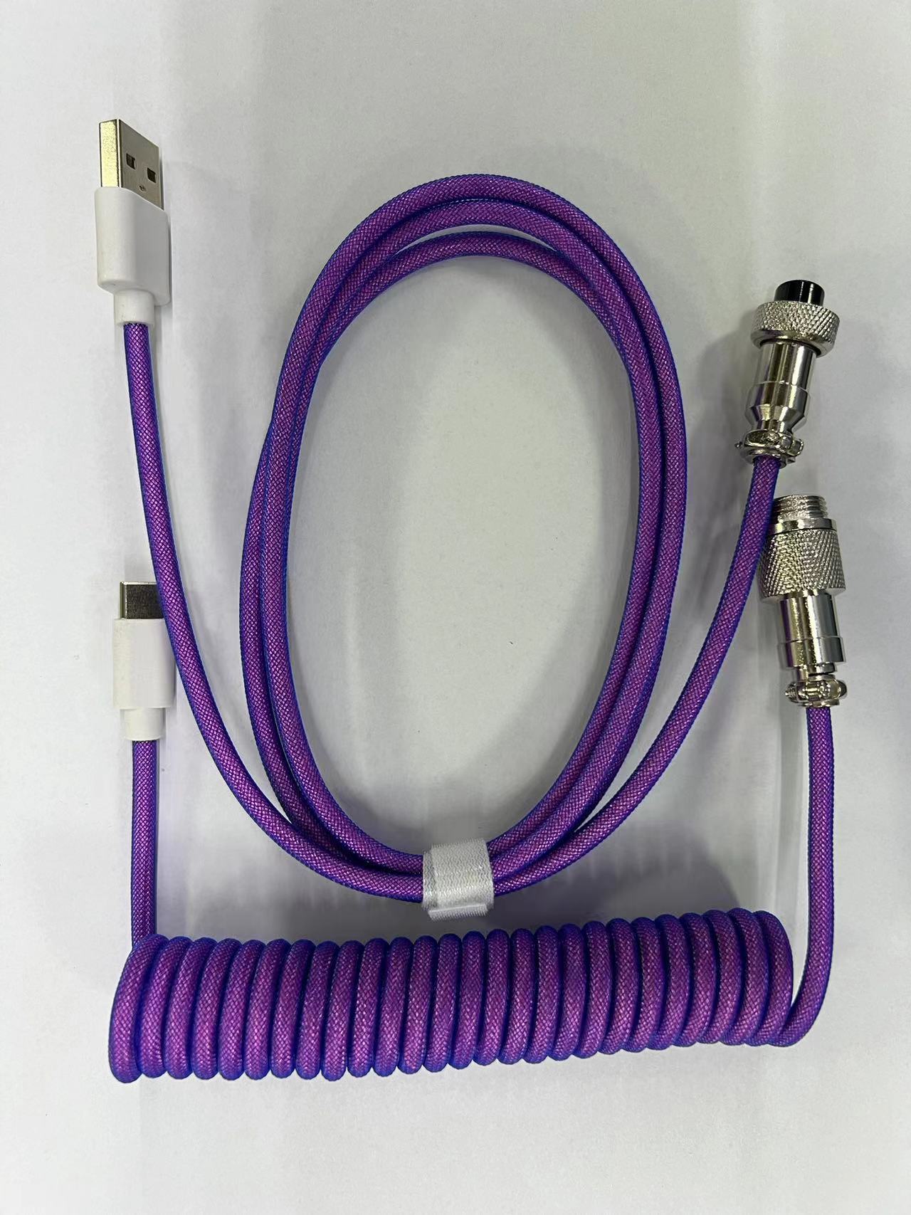 Aerial Plug Keyboard USB Cable – Purple, 3 M