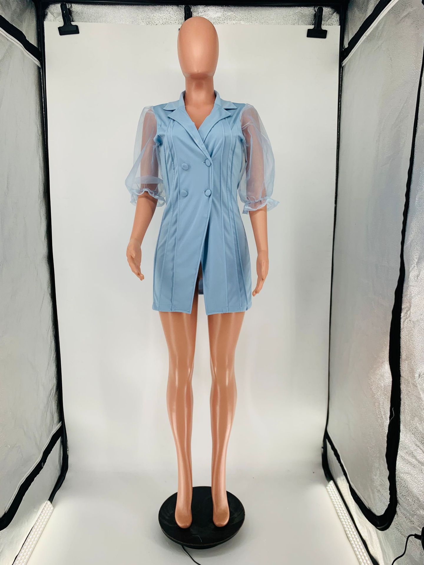 Solid Color Stitching Temperament Suit