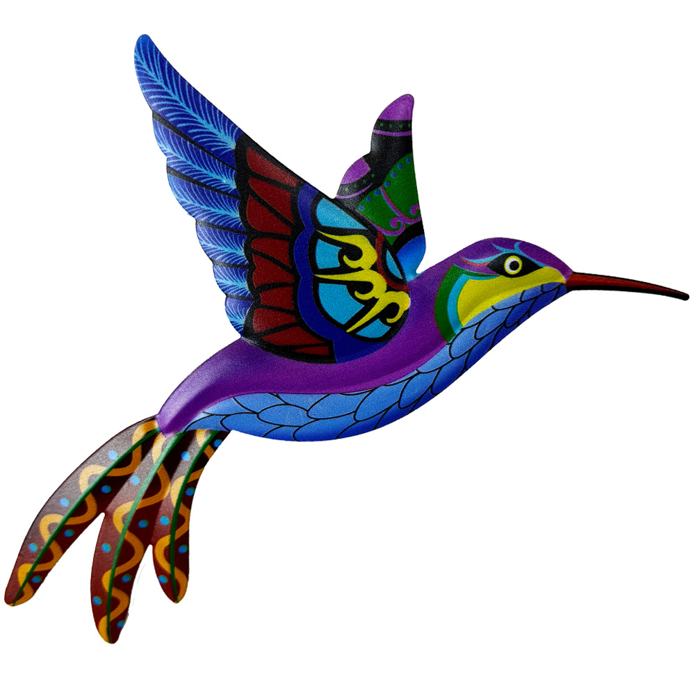 Title 5, Iron Art Hummingbird Magnetic Refrigerator Stic...