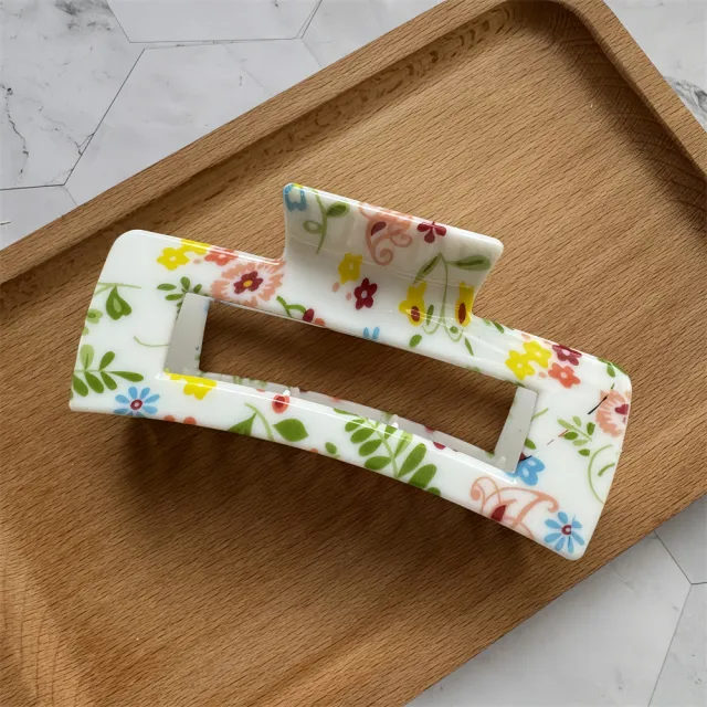 Color Printed Fruit Element Women's Hair Accessories Barrettes Flowers And Plants - Shop at LoveMi