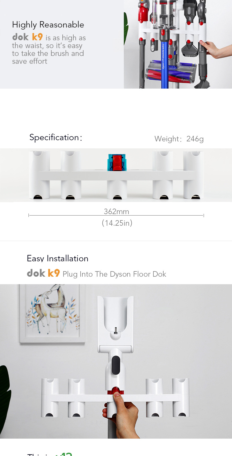 Title 3, Vacuum Cleaner Accessories Storage Bracket