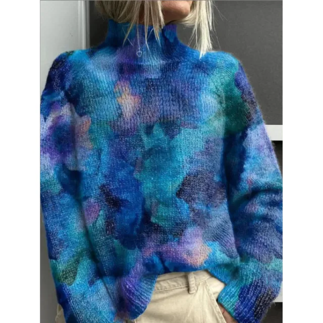 New Christmas Abstract Printing Casual Top B48 Xl - Shop at LoveMi