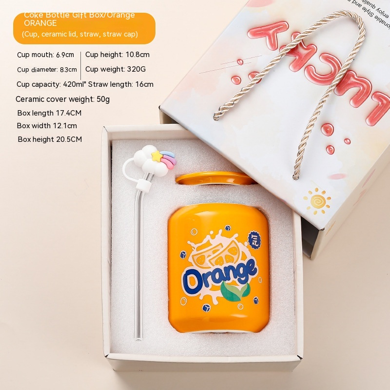 Bottle Cap Orange Gift Box