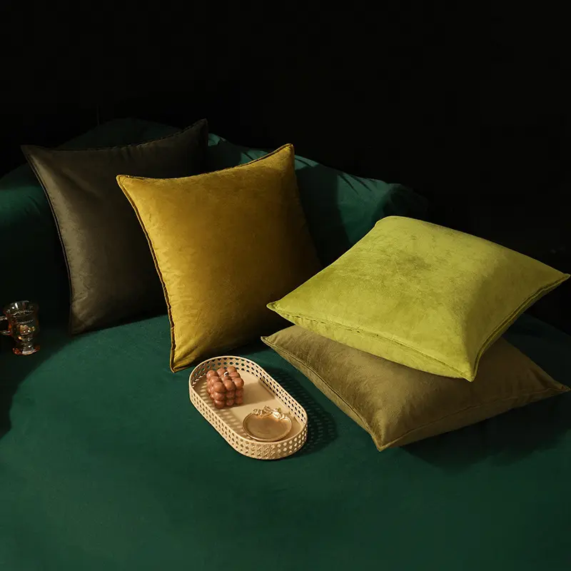 Dutch Velvet Throw Pillow Cover