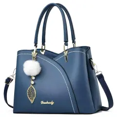 Fashion New High-end Trend All-matching Elegant Elegant Shoulder Bag Women - Blue - View 1