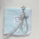 Blue Rabbit Keychain