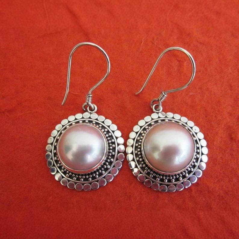 Ethnic-style Vintage Exaggerated Cat-eye French-hook Earrings