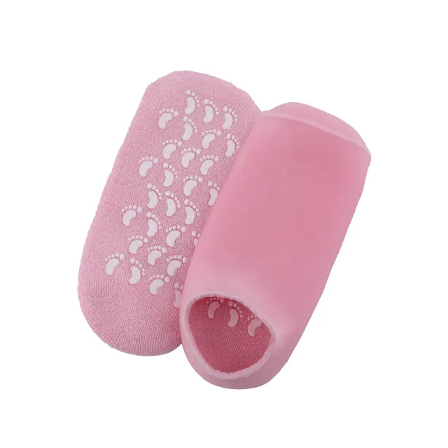 Essential Oil Moisturizing Gel Socks Foot Mask Anti crack Socks Pink Gel Socks - Shop at LoveMi