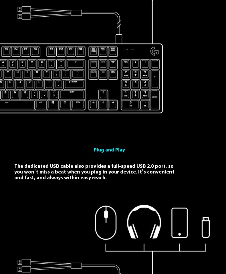 G413 Gaming Electronic Sports Mechanical Keyboard Desktop Backlight 104 Key Metal Panel - Image 12