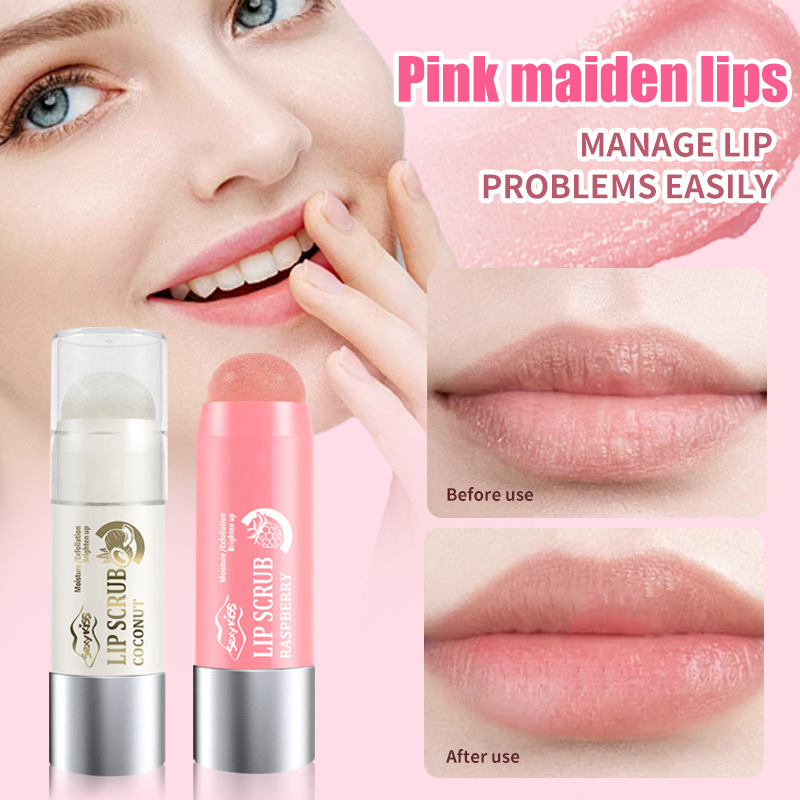10g Moisturizing Keratolytic Lip Scrub In A Portable Cream Form For Soft Smooth Lips