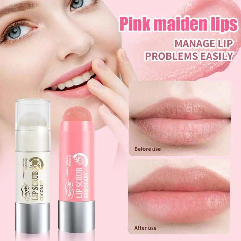 10g Moisturizing Keratolytic Lip Scrub In A Portable Cream Form For Soft Smooth Lips