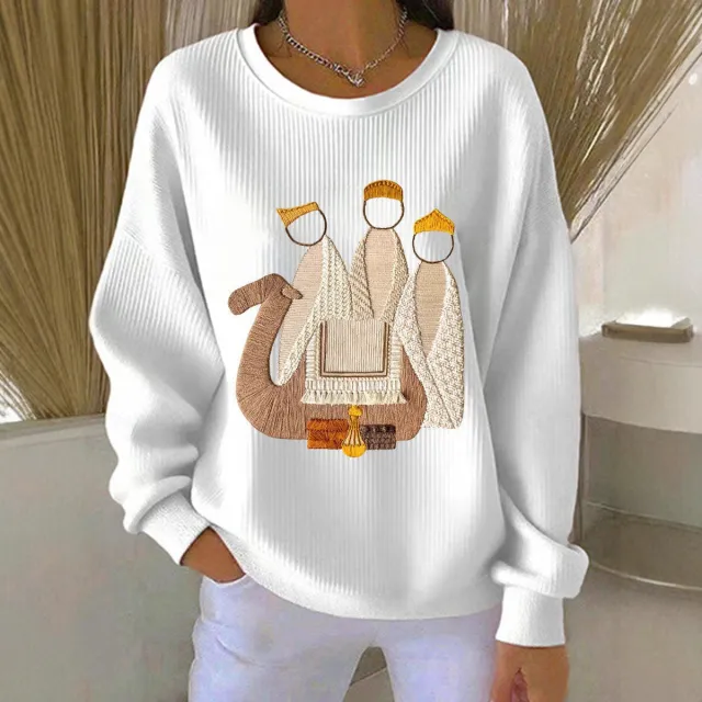 3D Printed Christmas Sweatshirt Women Cjwy0102 3Xl - Shop at LoveMi