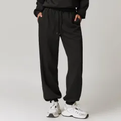 Zechuang Spring New High Waist Casual Pants - Advanced Black - View 1