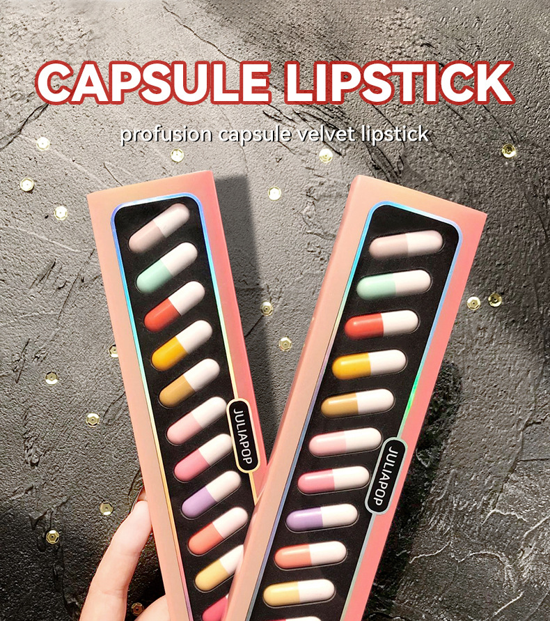 Title 1, 12 Kleuren Mini Capsule Lipstick Set. Perfecte ...