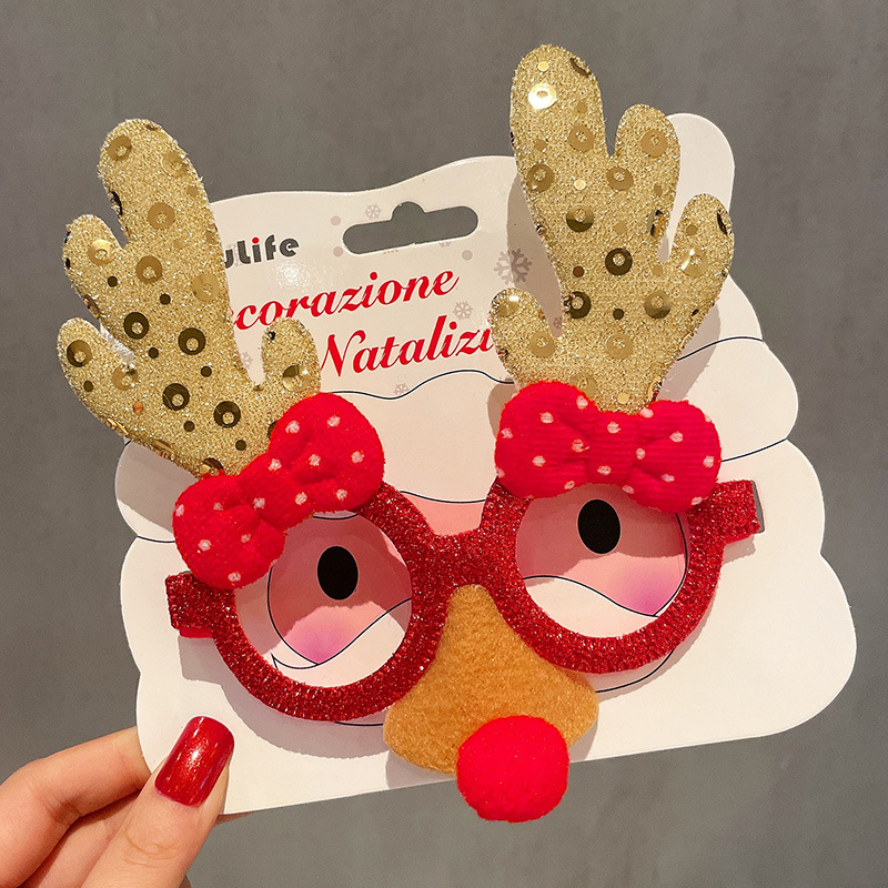 Red Nose Antlers Gold