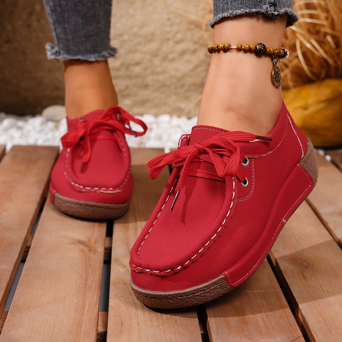 Faux Suede Slip-On Loafers, picture 6 of 8