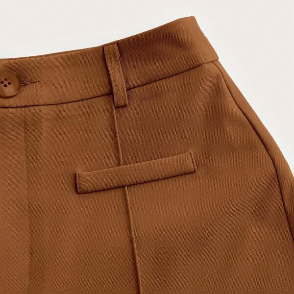 High Waist Drooping Wide Leg Pants - Image 15