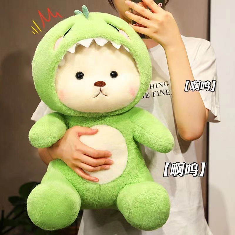 Colorful And Cute Strawberry Bear Plush Doll