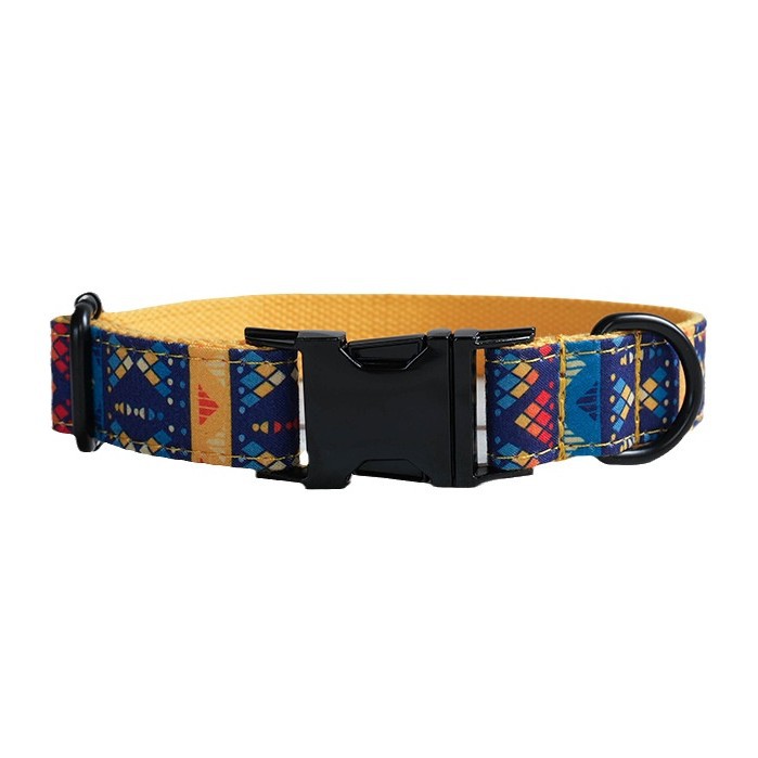 Dog Collar Pet Supplies Foreign Trade Leash Set Black Buckle 2