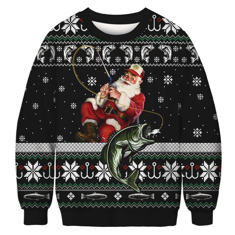 Printed Crew Neck Sweatshirt Autumn And Winter Long Sleeve Loose Women - Wmsdyw077