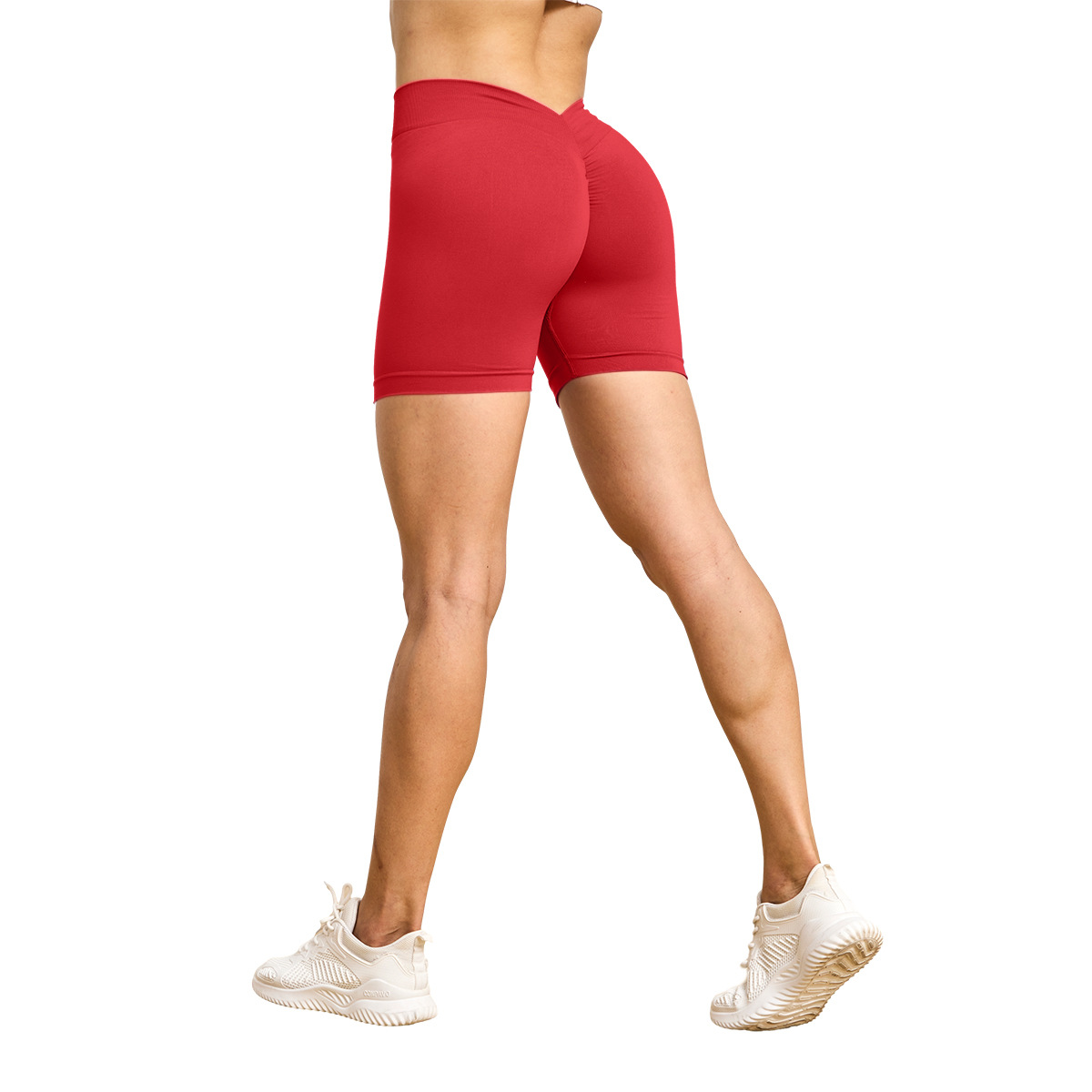 Title 4, Nahtlose Yoga-Shorts für Damen mit V-Rücken und...