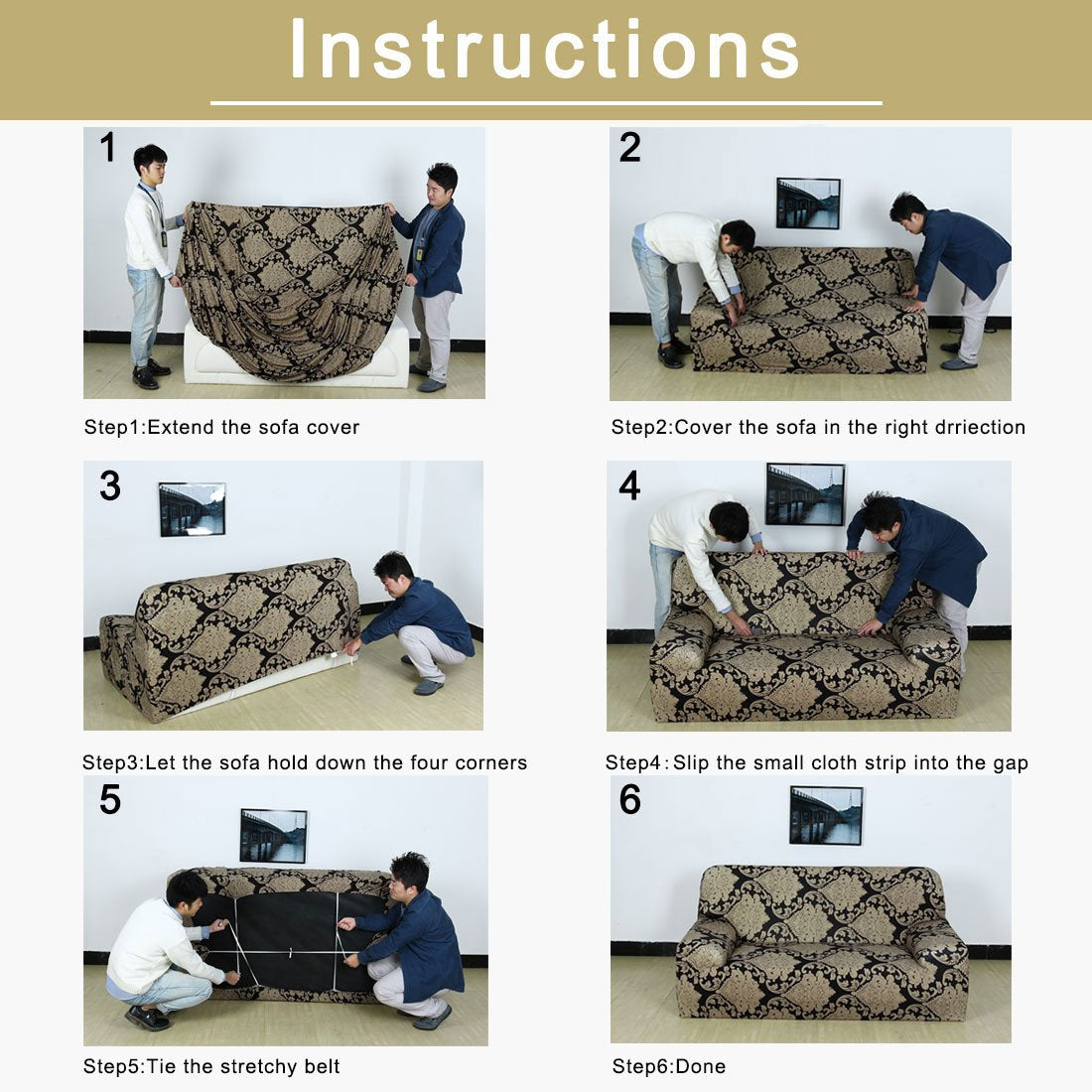 Title 5, Sofa cover all-inclusive universal cloth