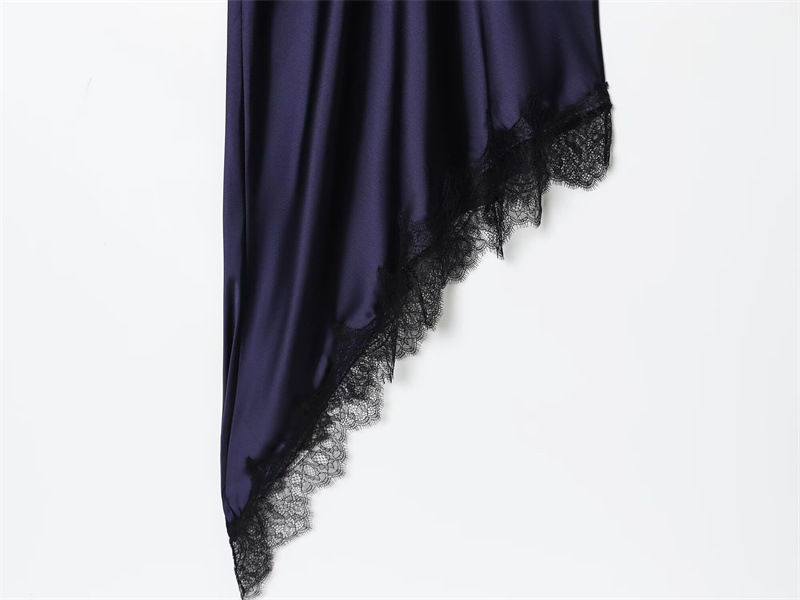 Women's Fashionable Casual Lace Asymmetric Dress 9bb79ce2 62f3 4e0d 8f0f 8ae669c58ef1