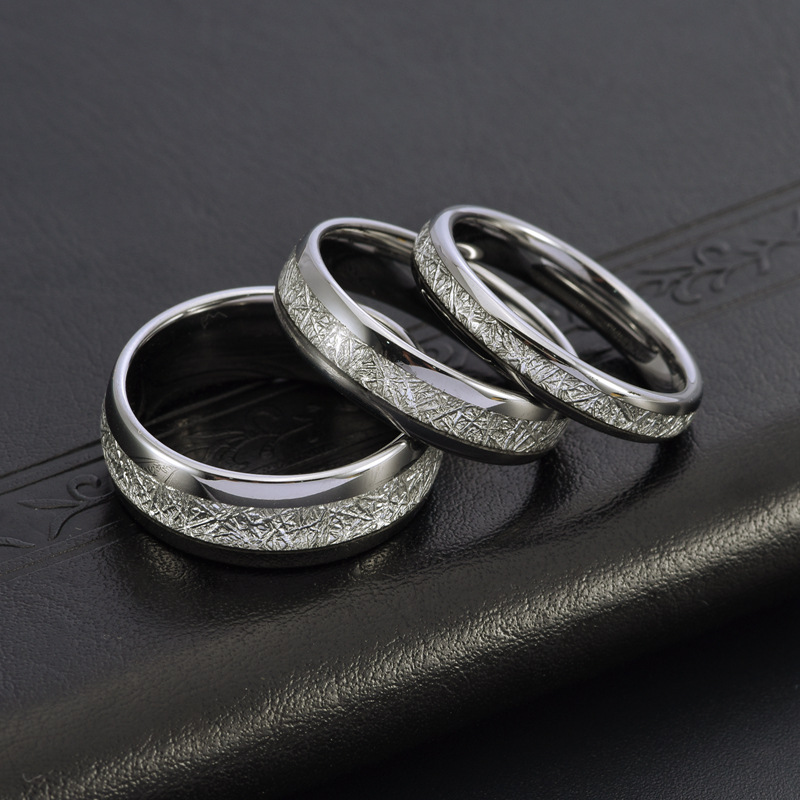 Silver Mist-Pattern Ring For Couples A Stylish Accessory For Both Men And Women