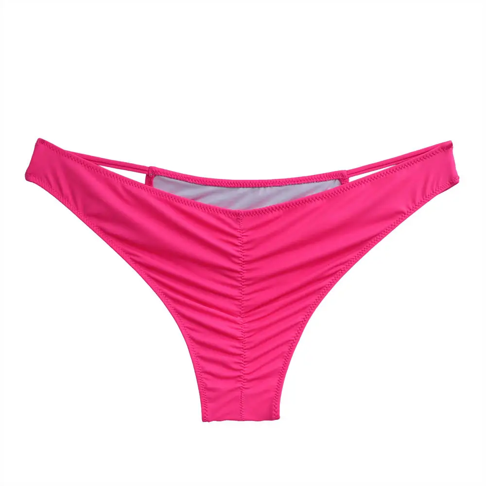 Bikini Pants Front Three Belts Back Mid-length