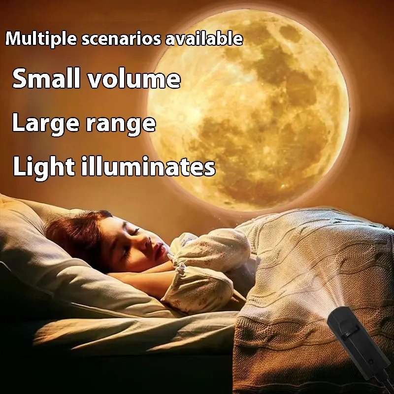 Moon Projection Lamp Starry Sky Small Night